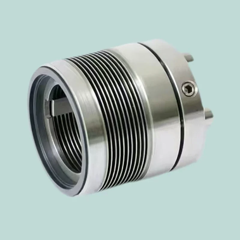 Механические уплотнения с металлическим сильфоном заменяют Burgmann MFLWT80 для высоких температур, используемых в масляных и химических насосах.